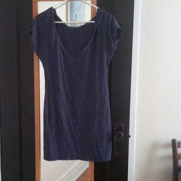 Blue tshirt dress