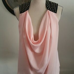 Arden B Cowl neck tank