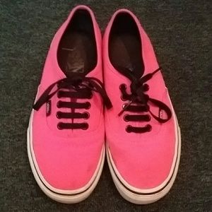 Hot pink vans womens size 8.5