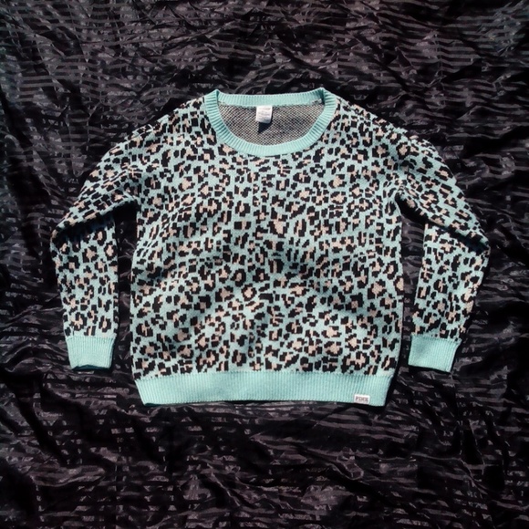 Vitoria's Secret PINK leopard print sweater