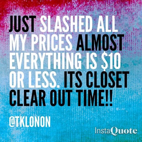 Closet clear out
