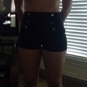 high waist shorts