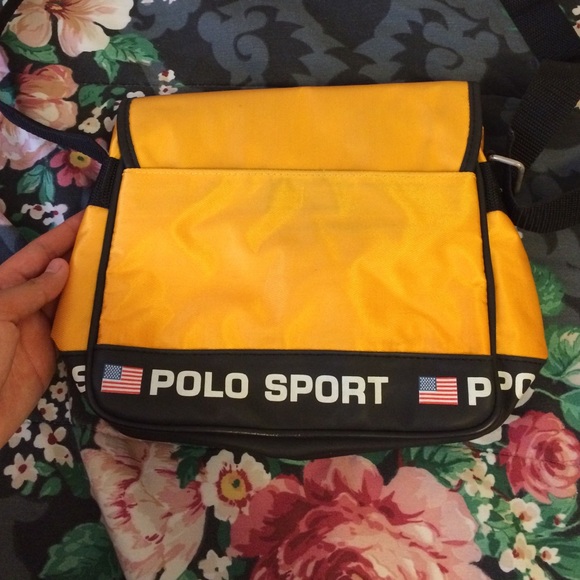 Yellow Polo Sport by Ralph Lauren Sling Bag - Picture 4 of 4