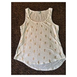 Old Navy Glitter Pineapple Tank