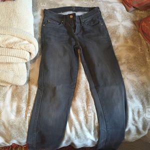 7 for all mankind grey skinny jean