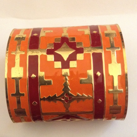 Orange pink cuff