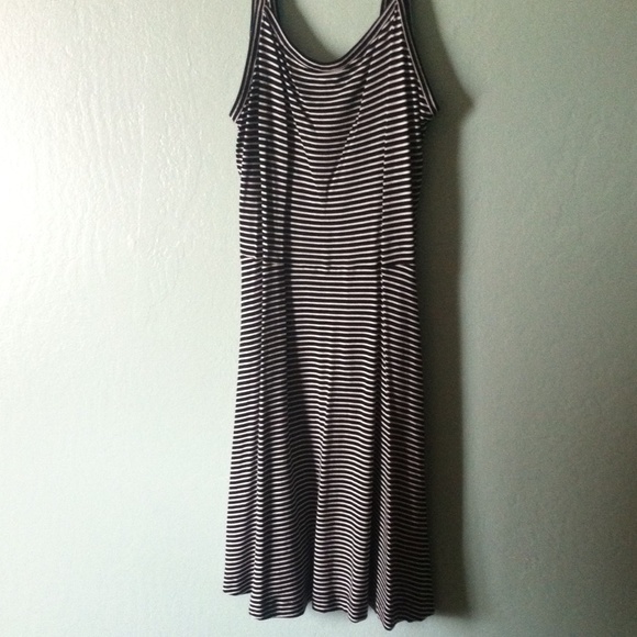 Stripped A lined dress