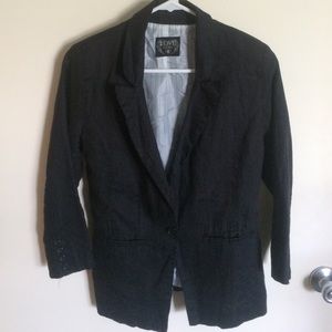 Love culture black 3/4 sleeve blazer