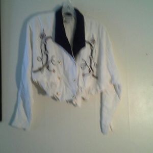 Blue snd white vintage jacket