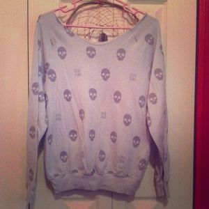 Skull Pajama Sweatshirt