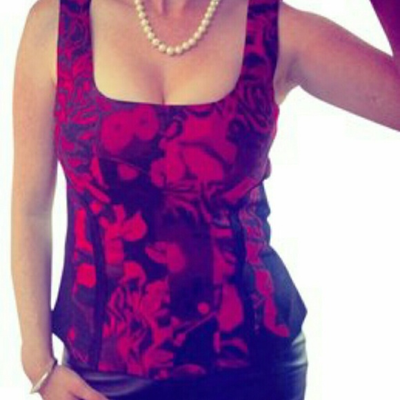 Cache low cut Blouse - Picture 1 of 3