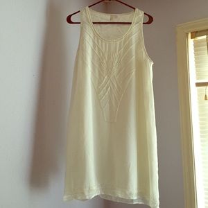 White beaded Forever 21 dress