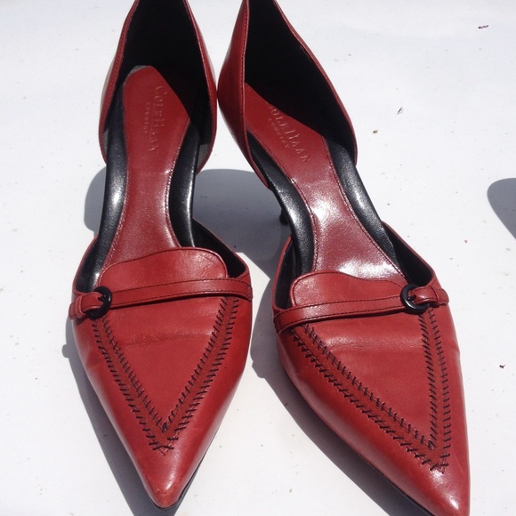 Close Haan red shoes