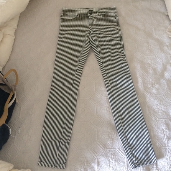 Rich and skinny stripe skinny jeans