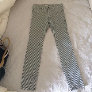 Rich and skinny stripe skinny jeans
