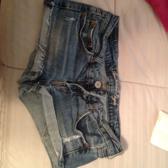 American eagle jean shorts