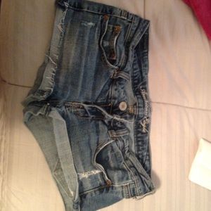 American eagle jean shorts