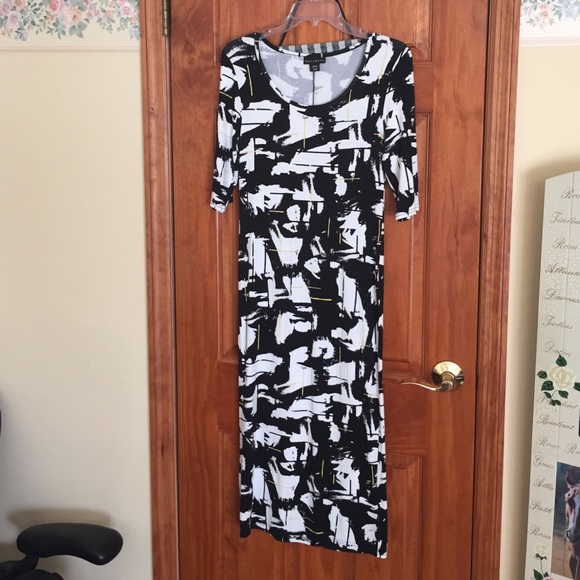 Printed midi dress