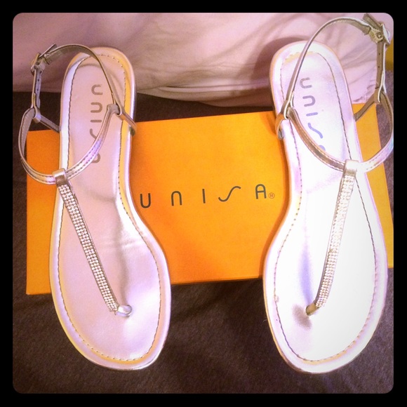 UNISA silver sandals