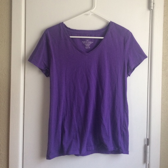 Purple V-Neck top