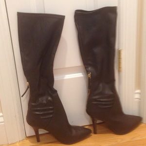 Nwot dark brown knee length boots