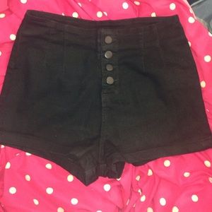 High waisted shorts