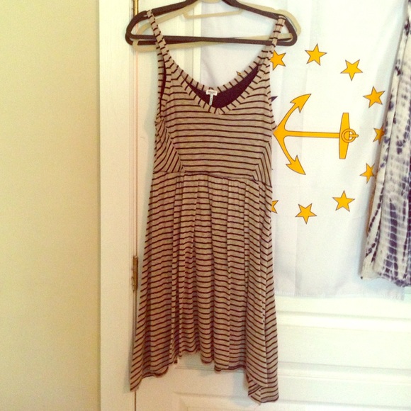 Splendid Striped Cotton Dress