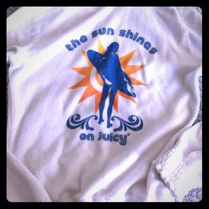 White summer Juicy Hoodie!