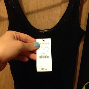Express back xsmall tank top