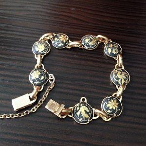 PRICE DROP 24K Damascene Gold Link Bracelet! Spain