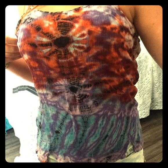 Sweet trippy hippie top!