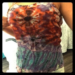 Sweet trippy hippie top!