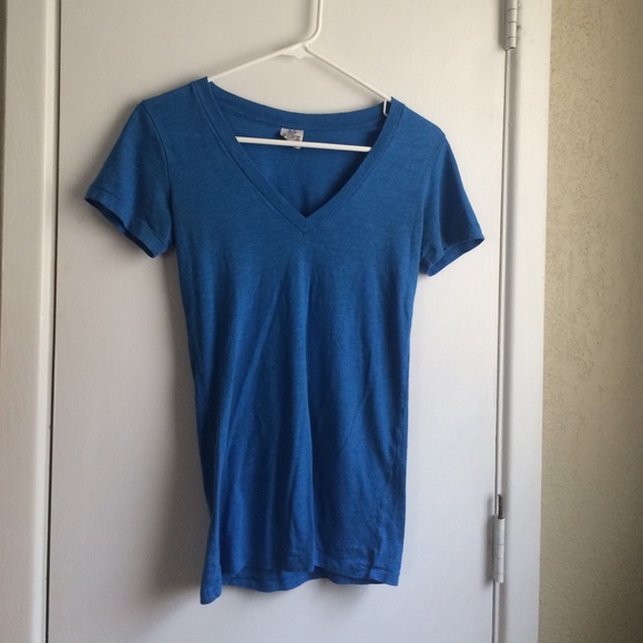 PINK brand blue v-neck top