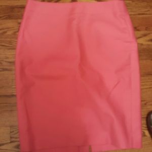 Hot pink J. Crew pencil skirt