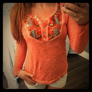 Sequin Free People shirt!