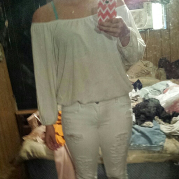 White off shoulder