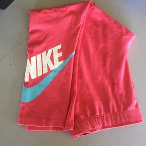 Pink nike running pants size large 🎀