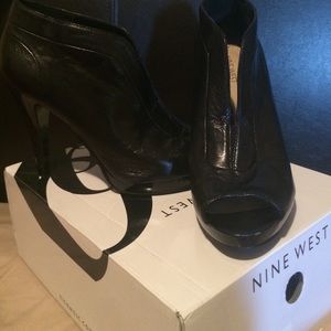 Nine West open toe booties