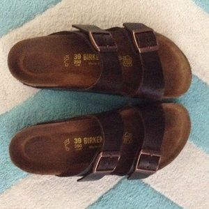 brown Birkenstocks