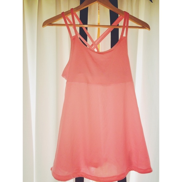 NWT C9 by Champion Coral Drawstring Tank Top