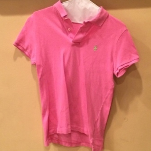 Slim Fit Pink Ralph Lauren Polo