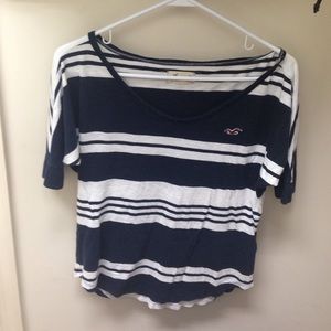 Hollister Striped Scooped Top