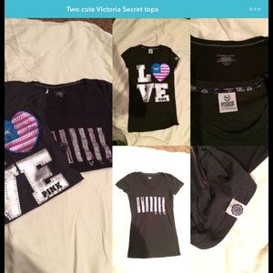 Two Victoria secret tops