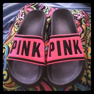 Hot PINK sandals (VICTORIA SECRET)