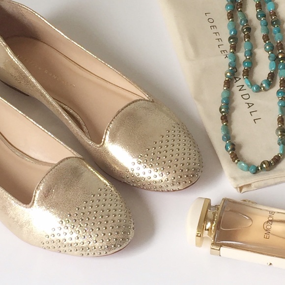 🎊HP🎊 NWOT Loeffler Randall Metallic Loafer