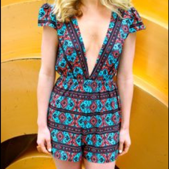 Boho Style Romper NWT - Picture 2 of 3