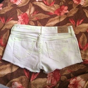 Yellow/white  hollisters shorts