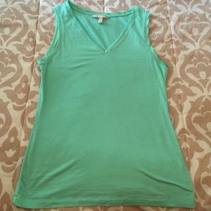 Banana Republic Aqua V-Neck