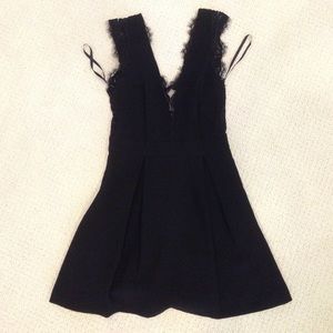 BCBGeneration Lace Black Romper