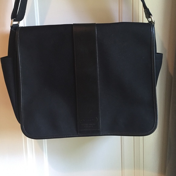 Coach messenger laptop bag
